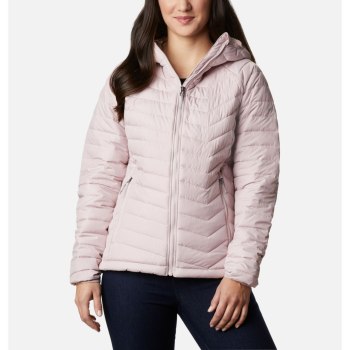 Columbia Ženske Jakne - Powder Lite Hooded Roze | LHCA-12579
